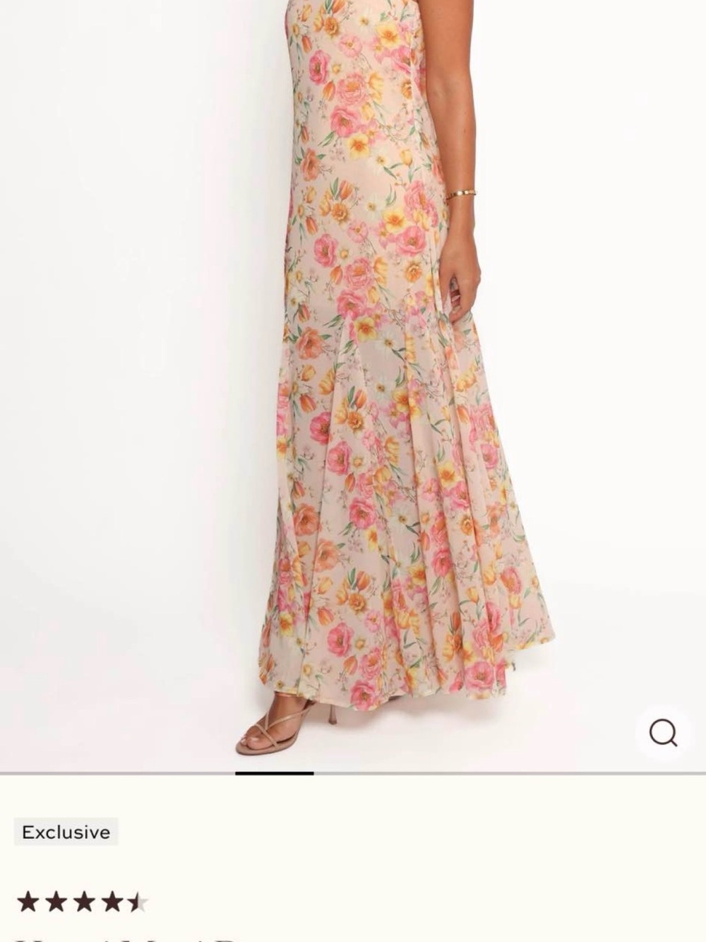 Petal & Pup Blush Pink Floral Maxi Dress